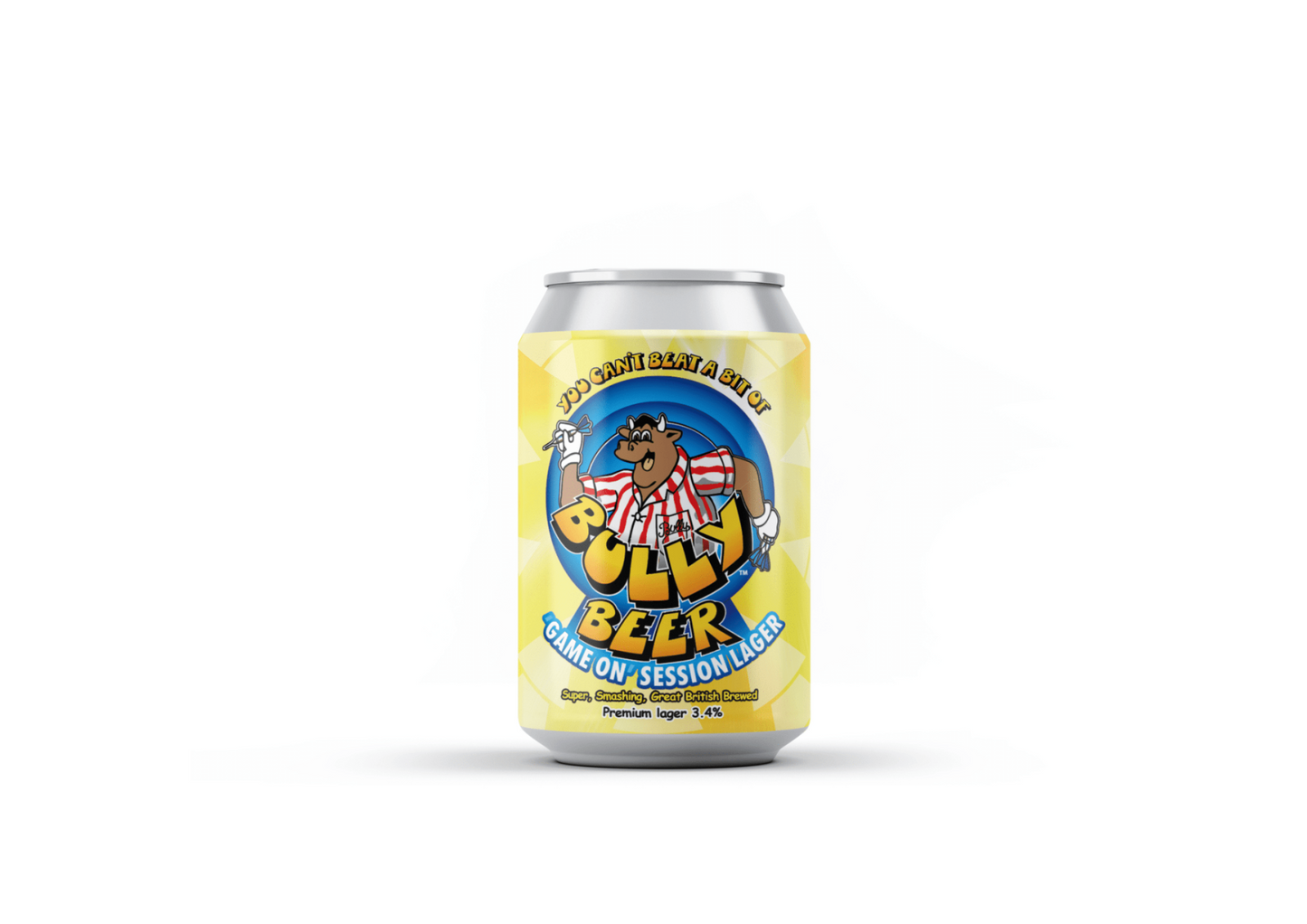 Bully 'Game On' 3.4% Session Lager - Bully Snacks & Beers