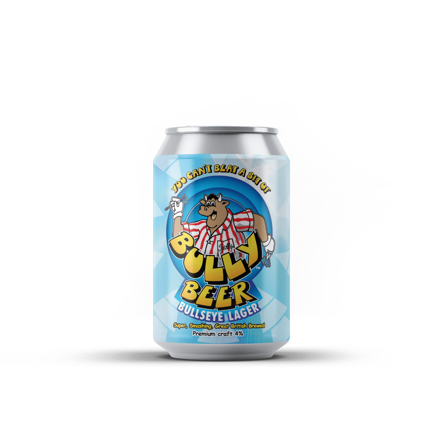 Bully 'Bullseye' 4.0% Craft Lager - Bully Snacks & Beers