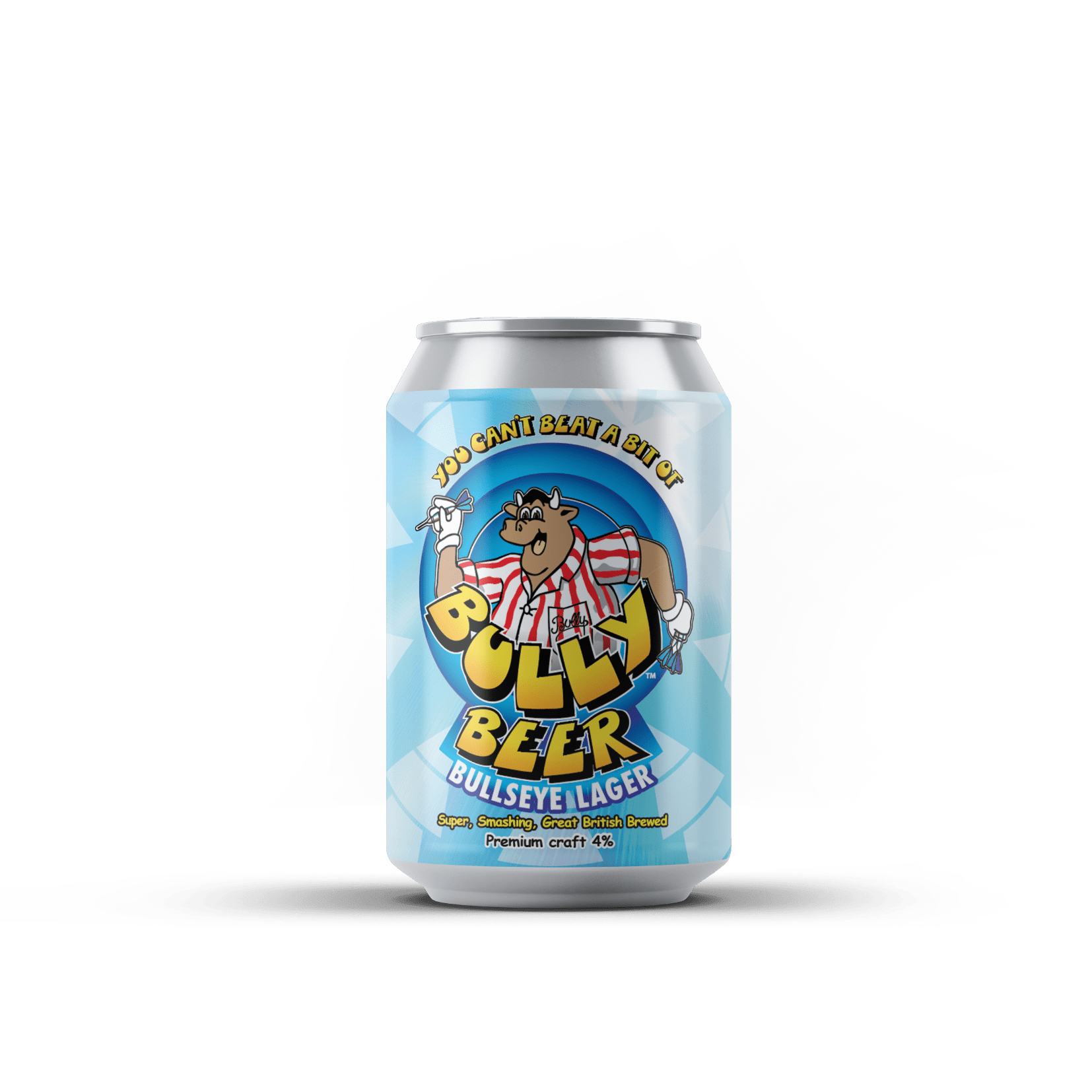 Bully 'Bullseye' 4.0% Craft Lager - Bully Snacks & Beers