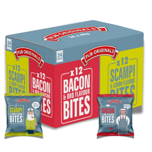TRADE: Pub Original Bacon & Scampi Bites - Bully Snacks & Beers